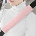 LACDL Extra Long Seatbelt Cover Super Soft Furry by LeadingAComfortableDrivingLife