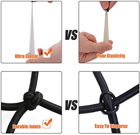 CZC AUTO Bungee Cargo Net 4x6Ft Stretches to 8x12Ft - Image 5
