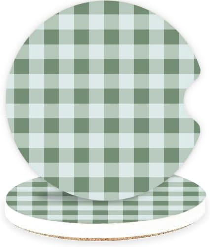 Ceramic Car Coasters – Absorbent Car Cup Holder Coaster Set by lethooly