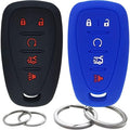 2 Pcs Silicone Key Fob Cover Remote Case Keyless Protector Compatible by GFDesign
