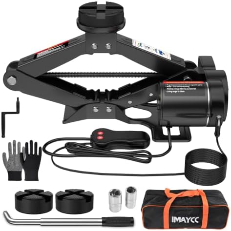 IMAYCC Electric Car Jack kit, 3 Ton Universal Tire Jack Repair Tools by IMAYCC