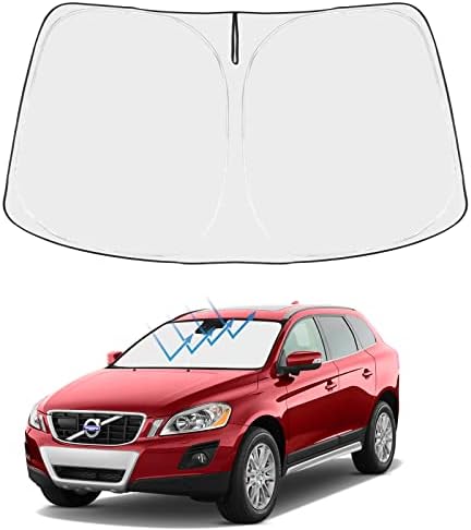 Proadsy Custom Fit 2010-2017 Volvo XC60 Windshield Sun Shade, Blocks Heat by Proadsy