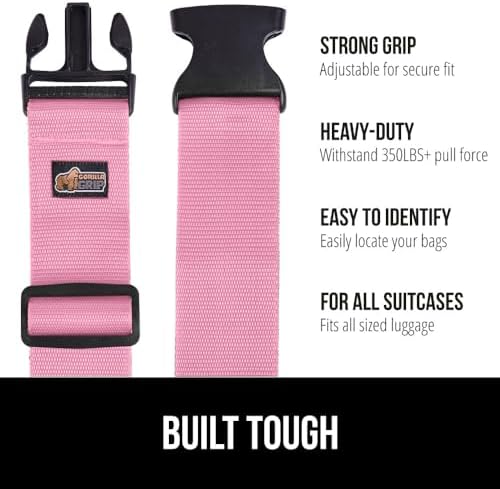 GORILLA GRIP Heavy Duty Luggage Straps - Image 2
