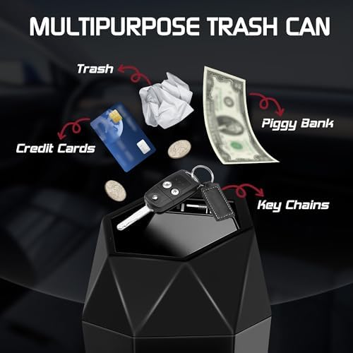 Car Trash Can with Lid, 30 Additional Trash Bags - Image 6