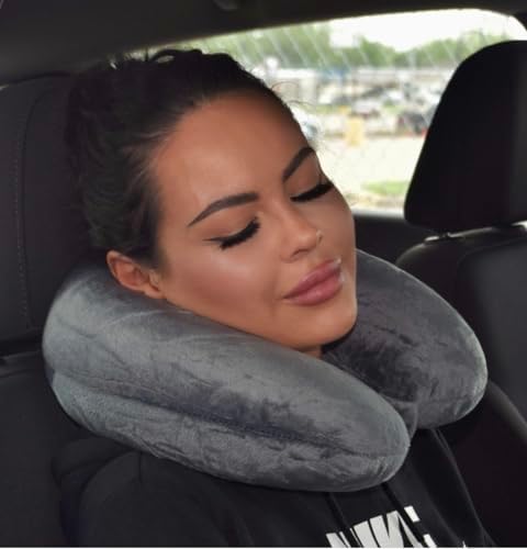 Wolf Essentials Adult Fleece Travel Neck Pillow - Image 2