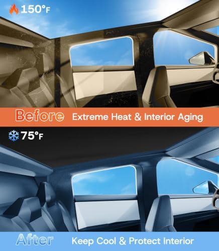Sunshade Roof for Tesla Cybertruck Accessories 2023-2026 - Image 2