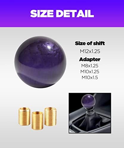 Round Acrylic Gear Shift, Universal Shifter Knob - Image 2