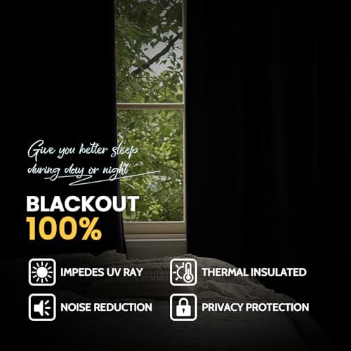 Yakamok Lilac 100% Blackout Curtains 84 Inches Long - Image 7