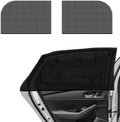 2 PCS Car Window Shades, Double-Layer Automotive Rear Side Window Sunshade by Unknown