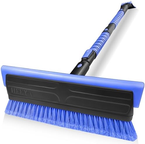 HEEYA 56 Inch Long Handle Snow Brush and Scraper by HEEYA