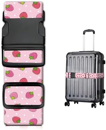 Luggage Straps for Suitcases, Heavy Duty Travel Belt by JYCardPKT