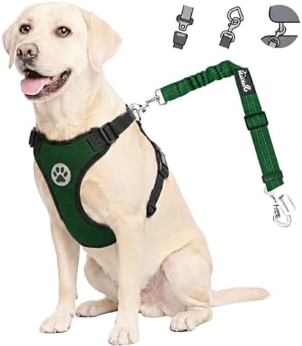 Lukovee Dog Car Harness Seat Belt, Harness & Seatbelt by Lukovee