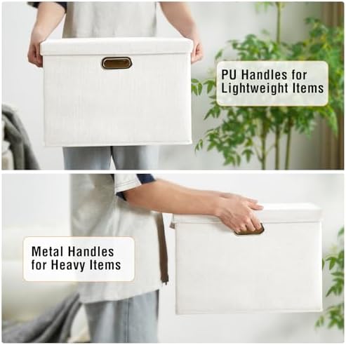 17" Large Fabric Storage Box - Image 4