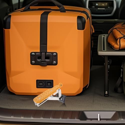 UKCOCO Adjustable Car Door Step Folding Pedal, 7-Level Universal Fit - Image 5