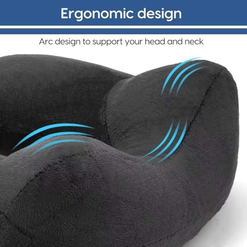 Inflatable Travel Pillow for Airplane Inflatable Neck Pillow for Traveling - Image 3