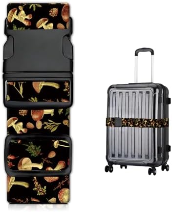 Luggage Straps for Suitcases, Heavy Duty Travel Belt by JYCardPKT