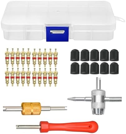 33Pcs Car & Bicycle Valve Core Removal Tool Set - Image 7