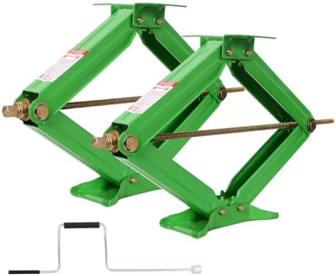 24" RV Trailer Camper Stabilizer Leveling Scissor Jacks, 5000lbs RV Stabilizer by Unknown