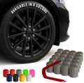 ColorLugs Vinyl Lug Nut Cover | Grey | Flexible Fit Wheel Lug Nut Cap | Fits by Colorlugs