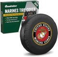Quadratec Spare Tire Cover, U.S. Marines Licensed Logo by Quadratec