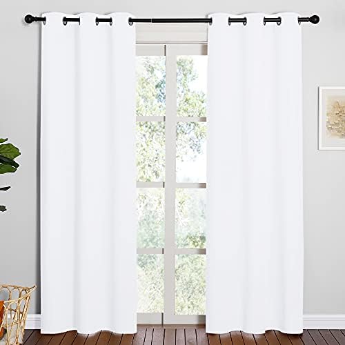 NICETOWN Pure White Blackout Curtains by NICETOWN