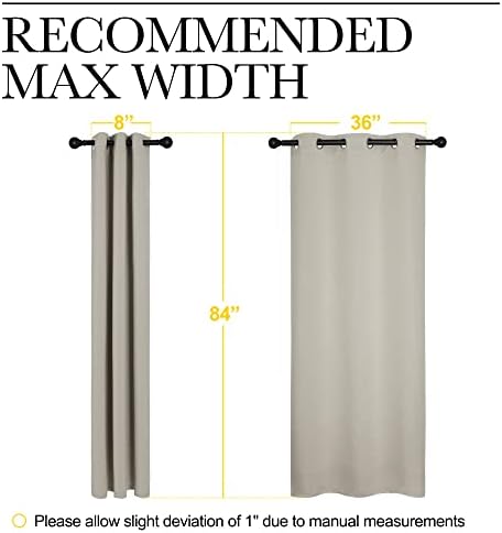 NICETOWN Natural Blackout Curtains - Image 7