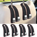 Amooca Car Headrest Hooks 4-Pack Suede Seat Organizer by Amooca