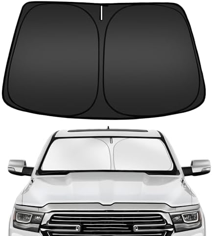 ARISMOTOR Windshield Sun Shade for Dodge Ram 1500 2019-2026 2027 by ARISMOTOR