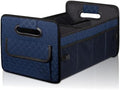 Car Trunk Organizer for SUV, Collapsible Car Storage Organizer Dark Blue by JiatuA