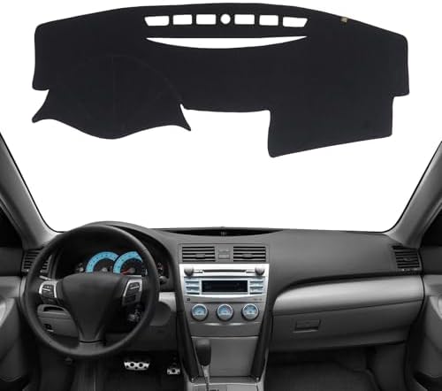 Dashboard Cover Dash Mat Fit for to-yota Camry 2011-2007, Car Dash Board Mat by KEYOOG