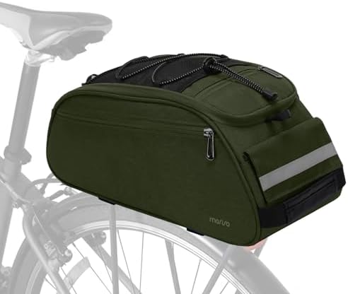 MOSISO Bike Rack Bag, Waterproof Bicycle Trunk Pannier Rear Seat Pouch - Image 2