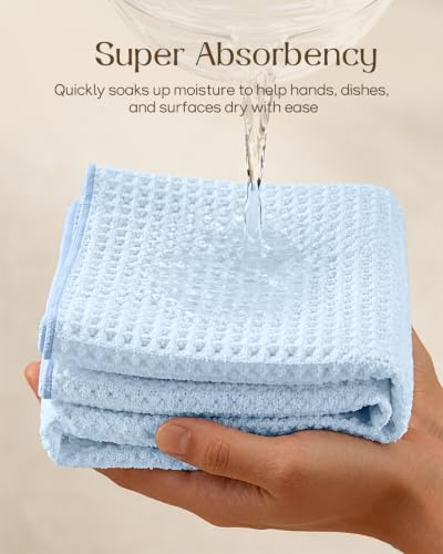 3pcs Double-Sided Waffle Kitchen Towels - Image 3