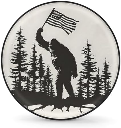 Bigfoot Spare Tire Cover 15in Spare Wheel Covers Tire Storage Cover by YoYoYuchong
