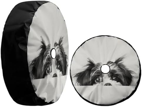 Puppy Peeks Out Spare Tire Cover - Image 3