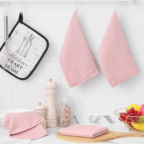 Homaxy Microfiber Waffle Weave Kitchen Dish Cloths - Image 5