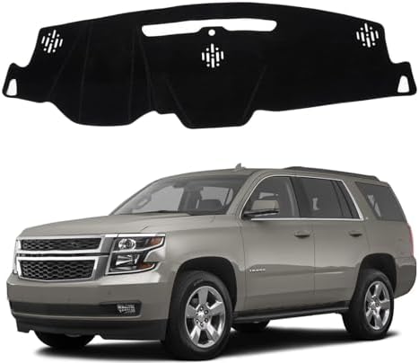 Dashboard Mat Cover for Chevy Tahoe/Suburban 2015-2019 2020, GMC Yukon/Yukon XL by BOLTRY