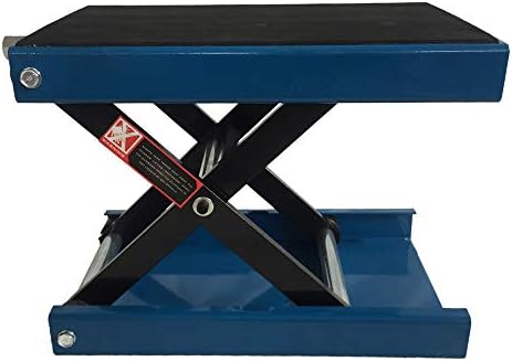 Motorcycle Lift Scissor Jack Steel Wide Deck Hoist Crank Center Stand 1100 LBS by Shyneer
