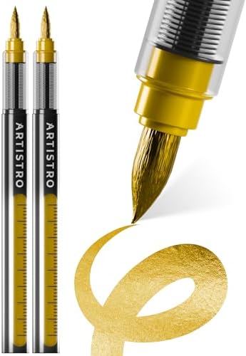 ARTISTRO Gold Acrylic Paint Markers by ARTISTRO