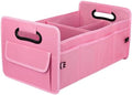 JiatuA Car Trunk Organizer, Collapsible Car Organizers and Storage Pink by JiatuA