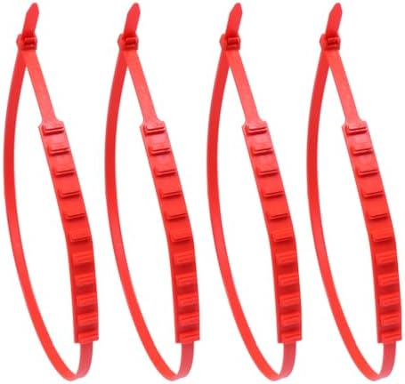 15pcs Orange Nylon Tire Anti-skid Ties by YARDWE