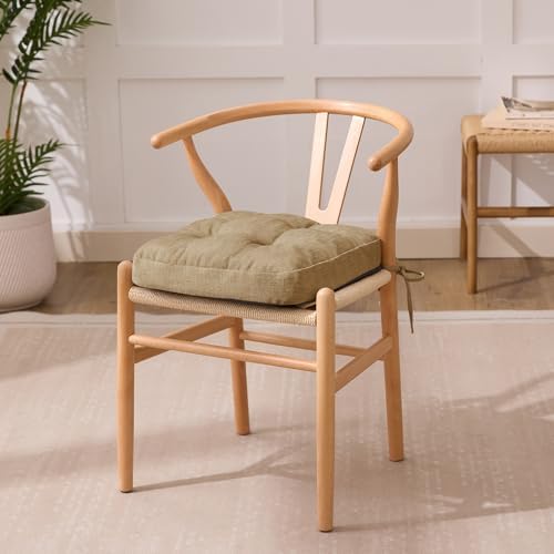 IASEAHK Memory Foam Dining Chair Cushions, 16.5"x16.5"x3.5" - Image 2