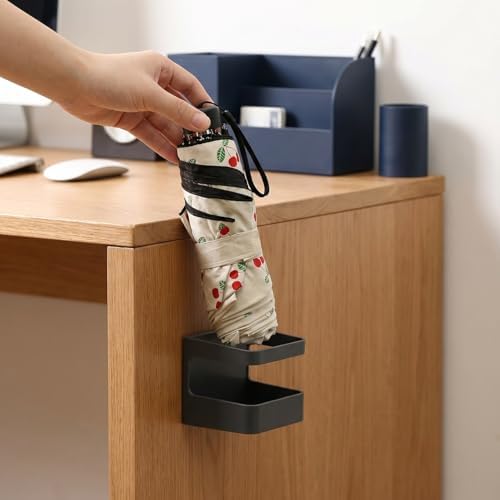 DOITOOL 2 Pcs Wall Mounted Umbrella Holder No Punching Storage Rack Umbrella - Image 3