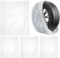4PCS Extra-Large Tire Covers, Tear-Resistant LDPE Plastic Tire Bags by Unknown