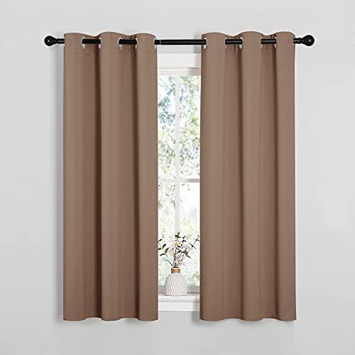 NICETOWN Cappuccino Blackout Curtains - Image 2
