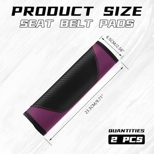 2PCS Car Seat Belt Cover Pads, Seatbelt Shoulder Cushion - Image 2