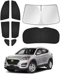 Canvcle Sunshades for Hyundai Tucson 2016-2021 Accessories Windshield Sun Shade by Canvcle