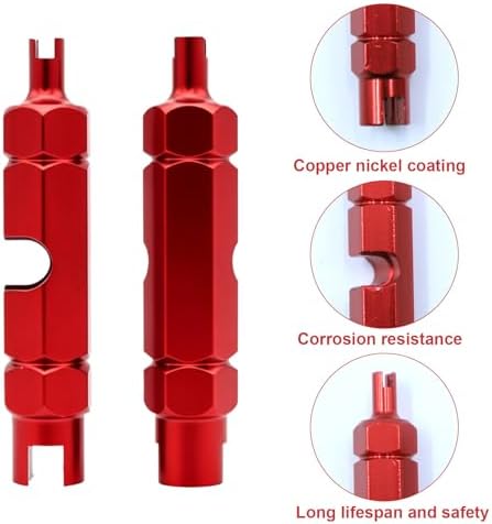 NEWHOOK 2 Pack Presta Valve Core Removal Tool Multi-Functional Bicycle Tire - Image 3
