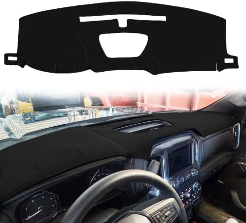 Dash Cover Mat for 2019-2023 GMC Sierra 1500 2500HD 3500HD J130 by YIZ