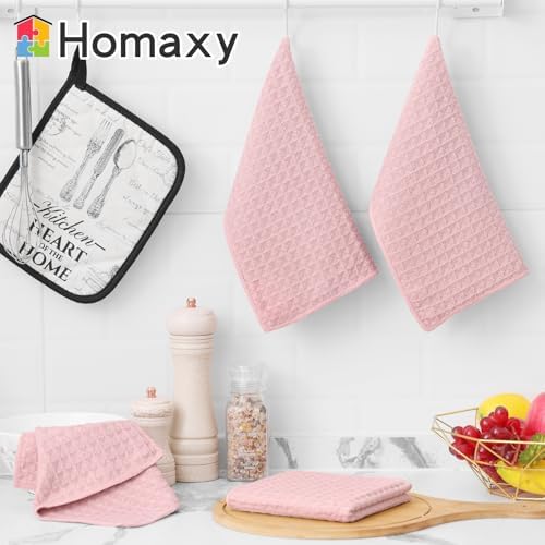 Homaxy Microfiber Kitchen Towels and Dishcloths Sets, 12 Pack - Image 5