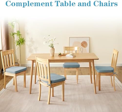 IASEAHK Chair Cushions for Dining Chairs Set of 4, Non Slip Kitchen Chair Pads - Image 6